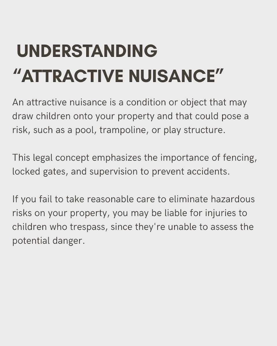 Understanding attractive nuisance